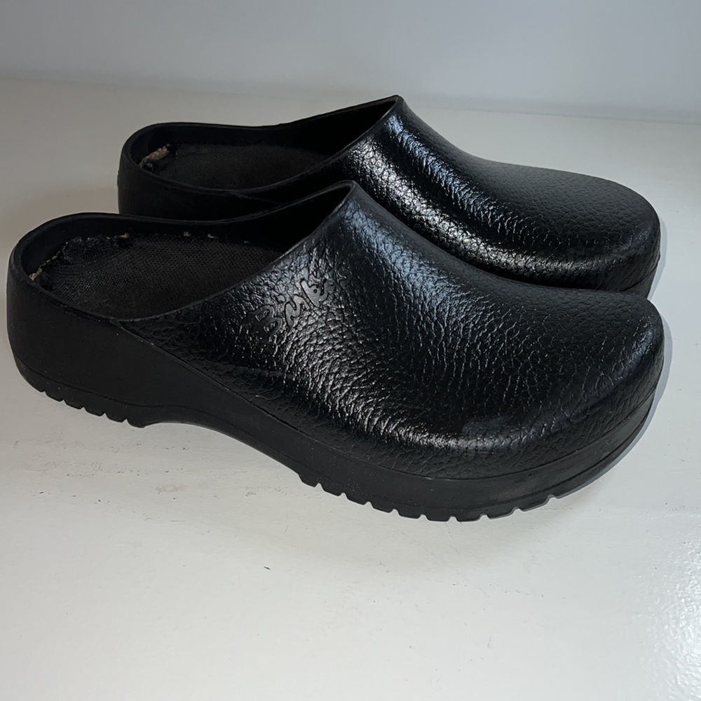 Birkenstock Profi Birki Size 42 Black Slip Resistant Clogs